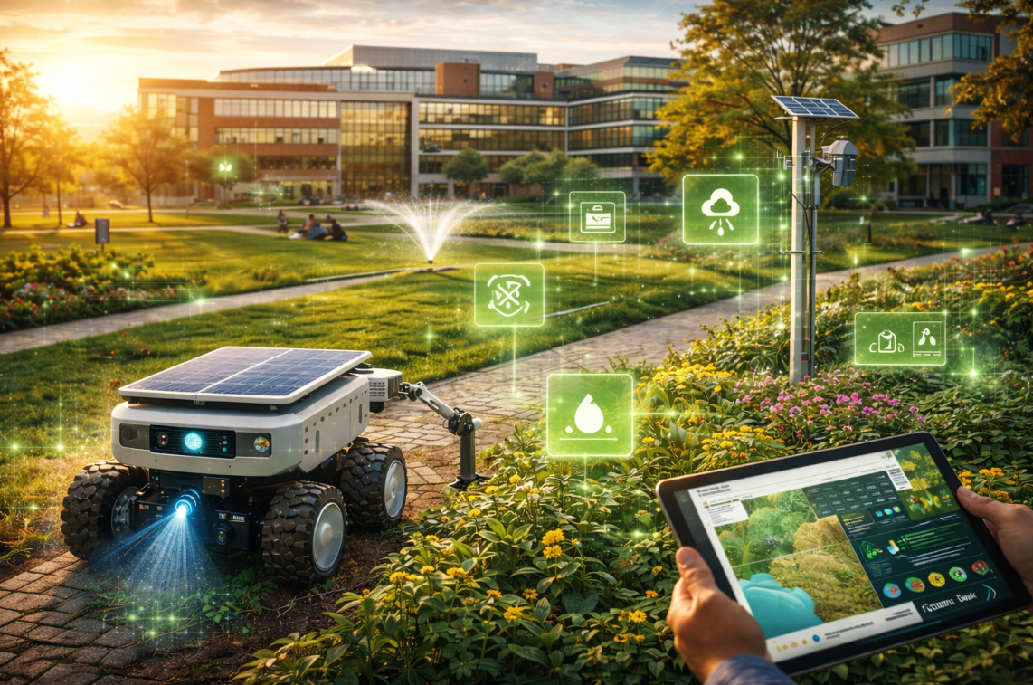 Smart campus outdoor resource management