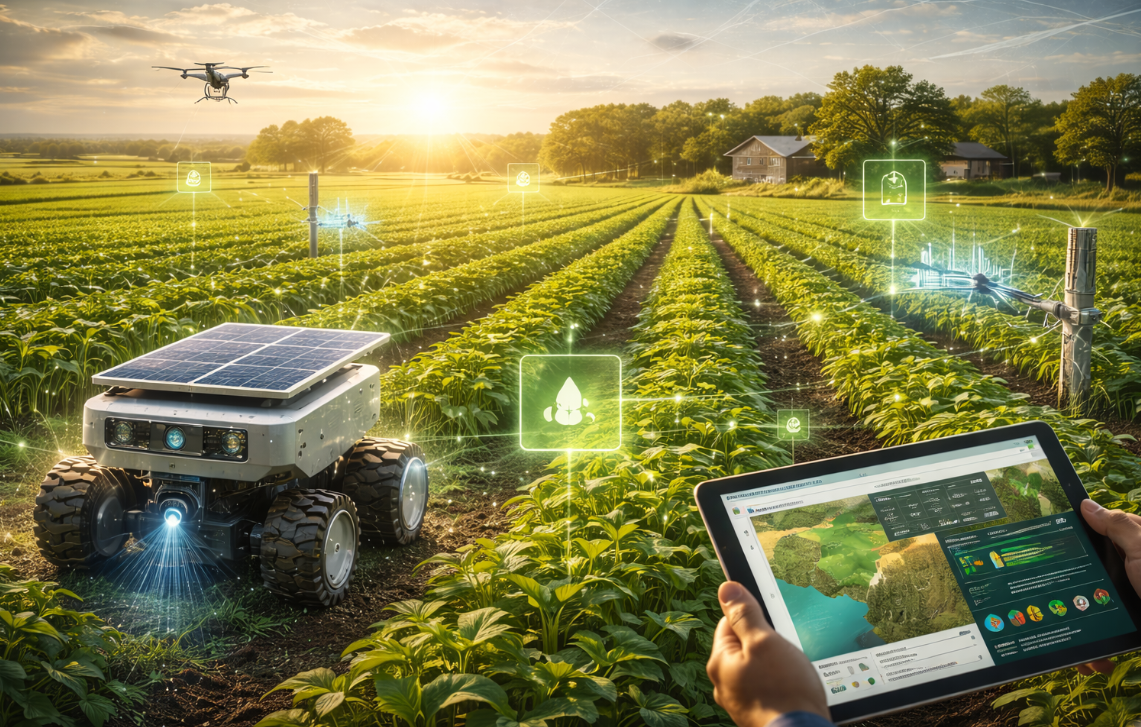 Smart agriculture water and resource optimization