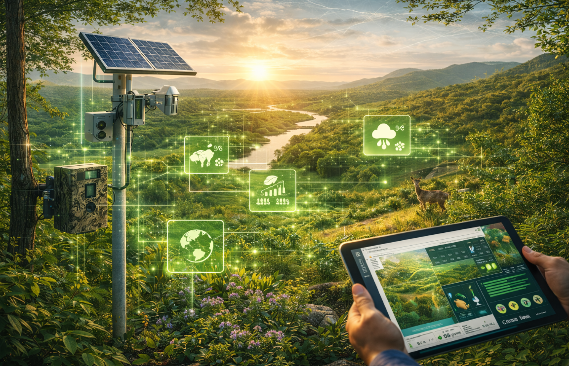 Remote farm plant monitoring off-grid