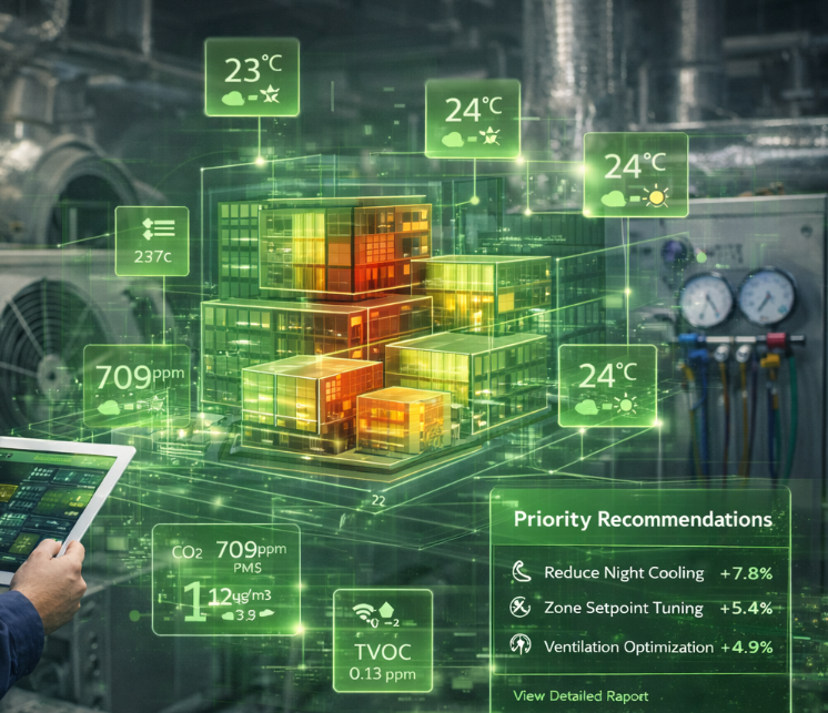 Commercial building energy optimization