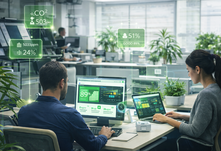 Corporate office energy and air quality